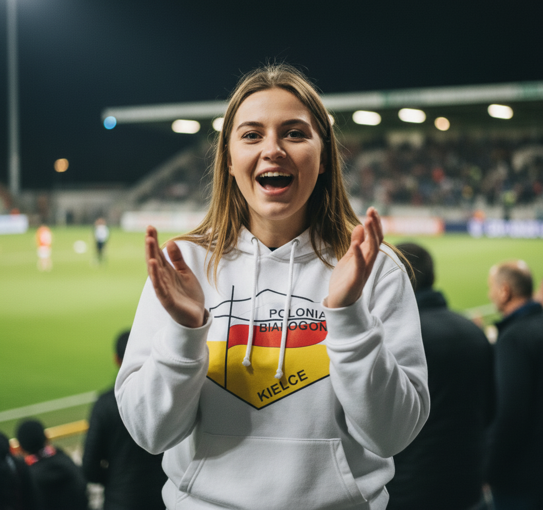 Kibic w bluzie
